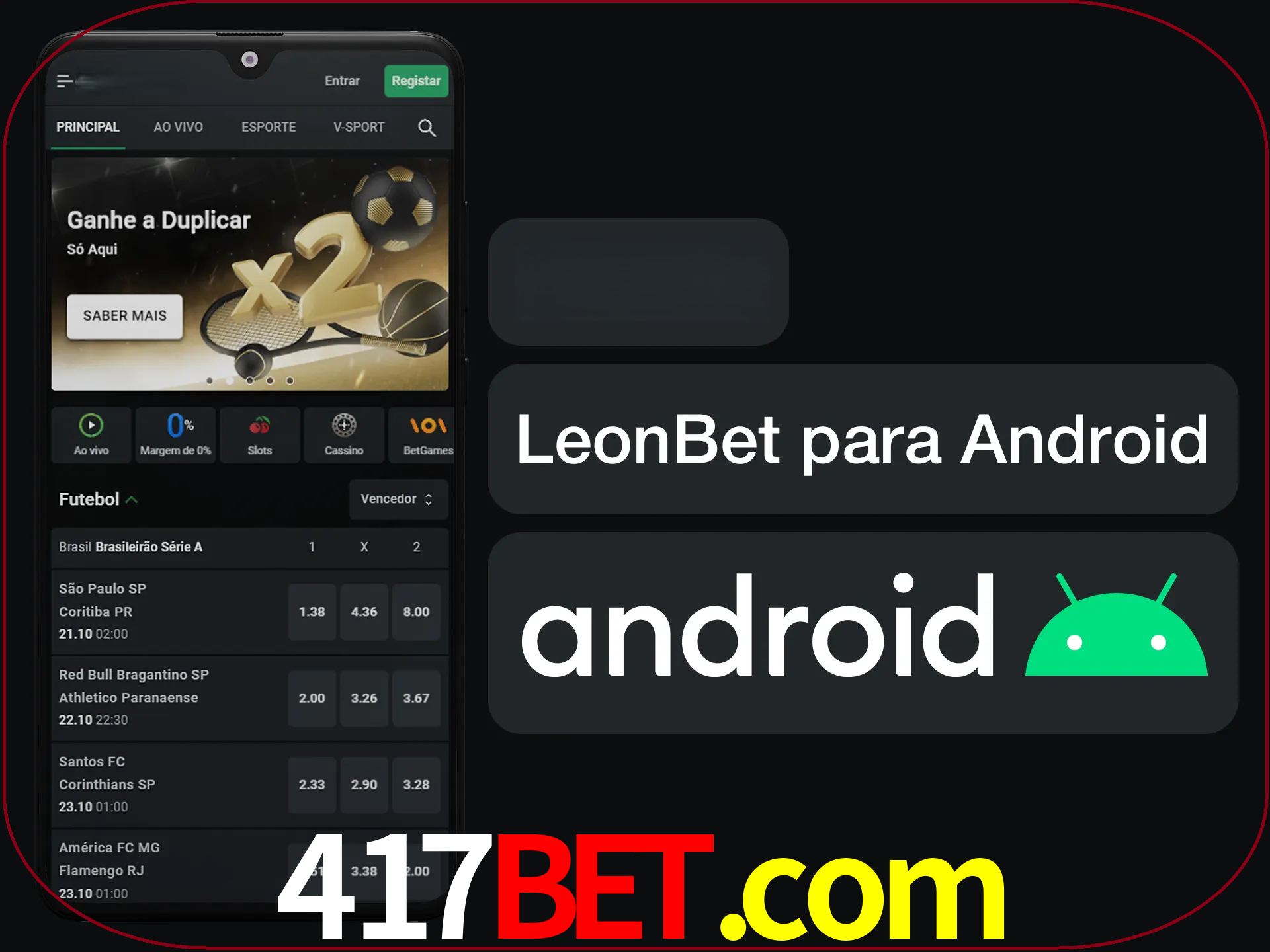 Adquira sua versão poket de LeonBet.